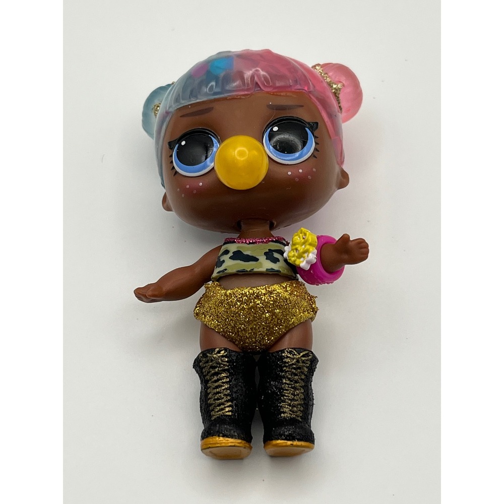 MGA LOL‎ Surprise Confetti Pop Heart Doll Pink Blue Hair Gold Glitter Outfit